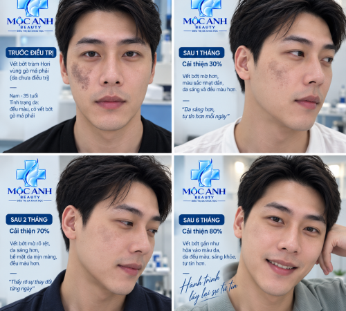 LIỆU TRÌNH CHĂM SÓC BỚT TRÀM BỚT HORI